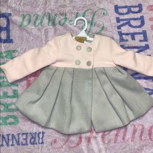 Beautiful jacket. No tags, but never worn. Size 0-3 months. $15